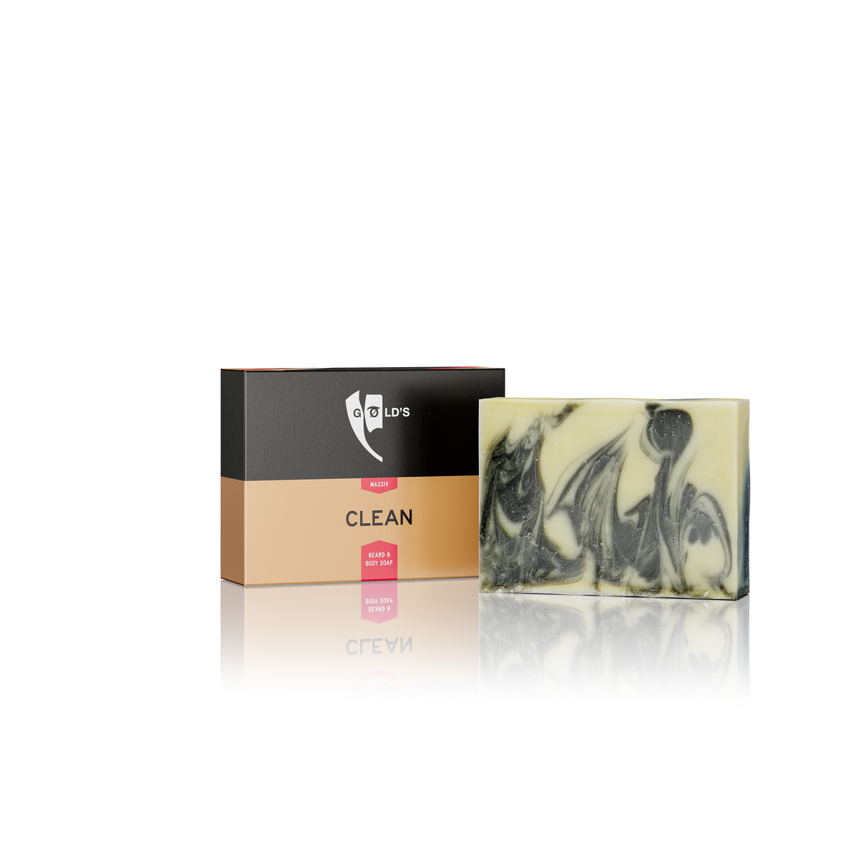 CLEAN Körper- & Bartseife by GØLD's